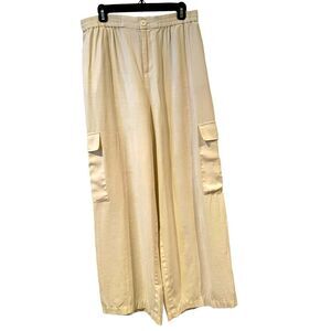 Wayf Cream Cargo Trousers